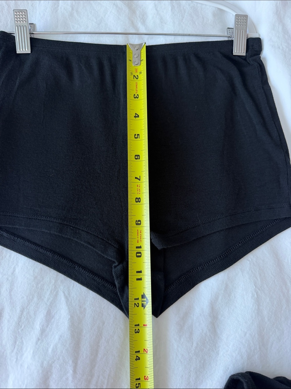 Victoria's Secret black Long Sleeve Henley Top & Shorts Pajama Set - Picture 3 of 5